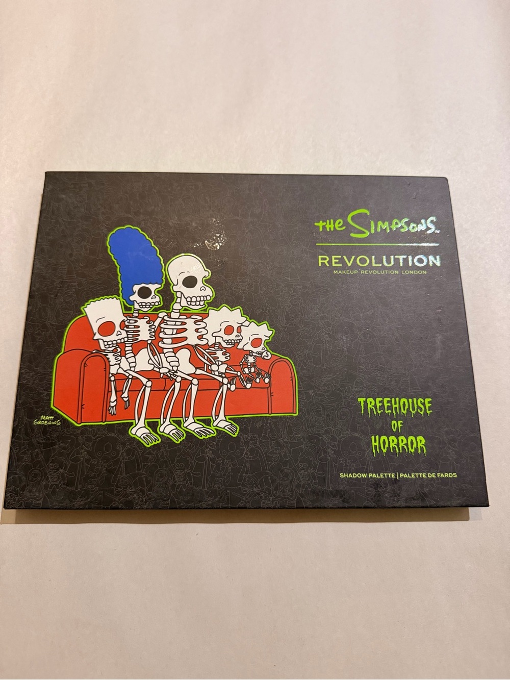 The Simpsons x Makeup Revolution Treehouse of Horror Eyeshadow Palette 30 Shade